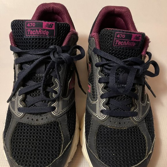 New Balance Womens 470 Techride WE470LN1 Size 6.5 B Blue Purple Running Shoes - Picture 4 of 8